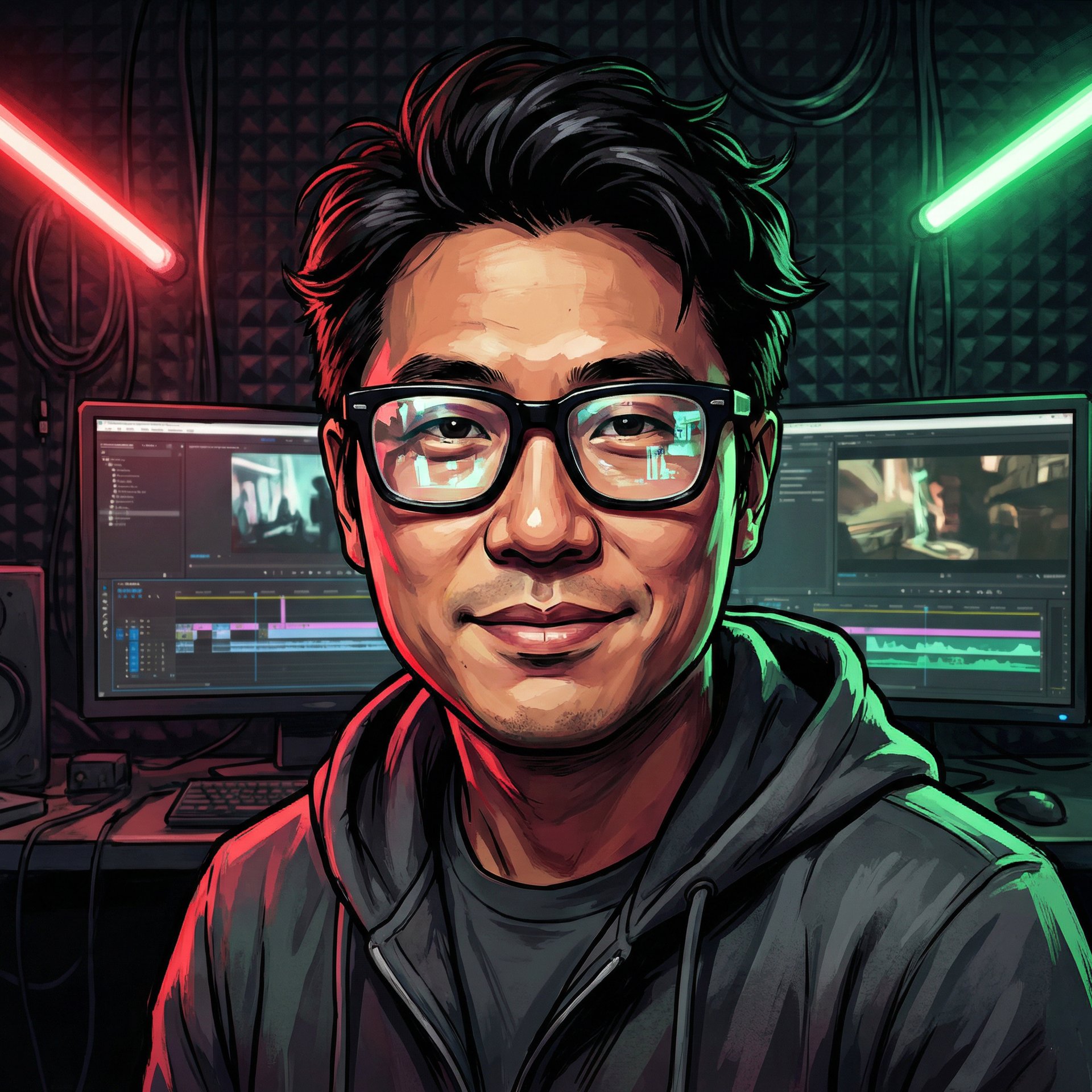 网红主播视频剪辑师