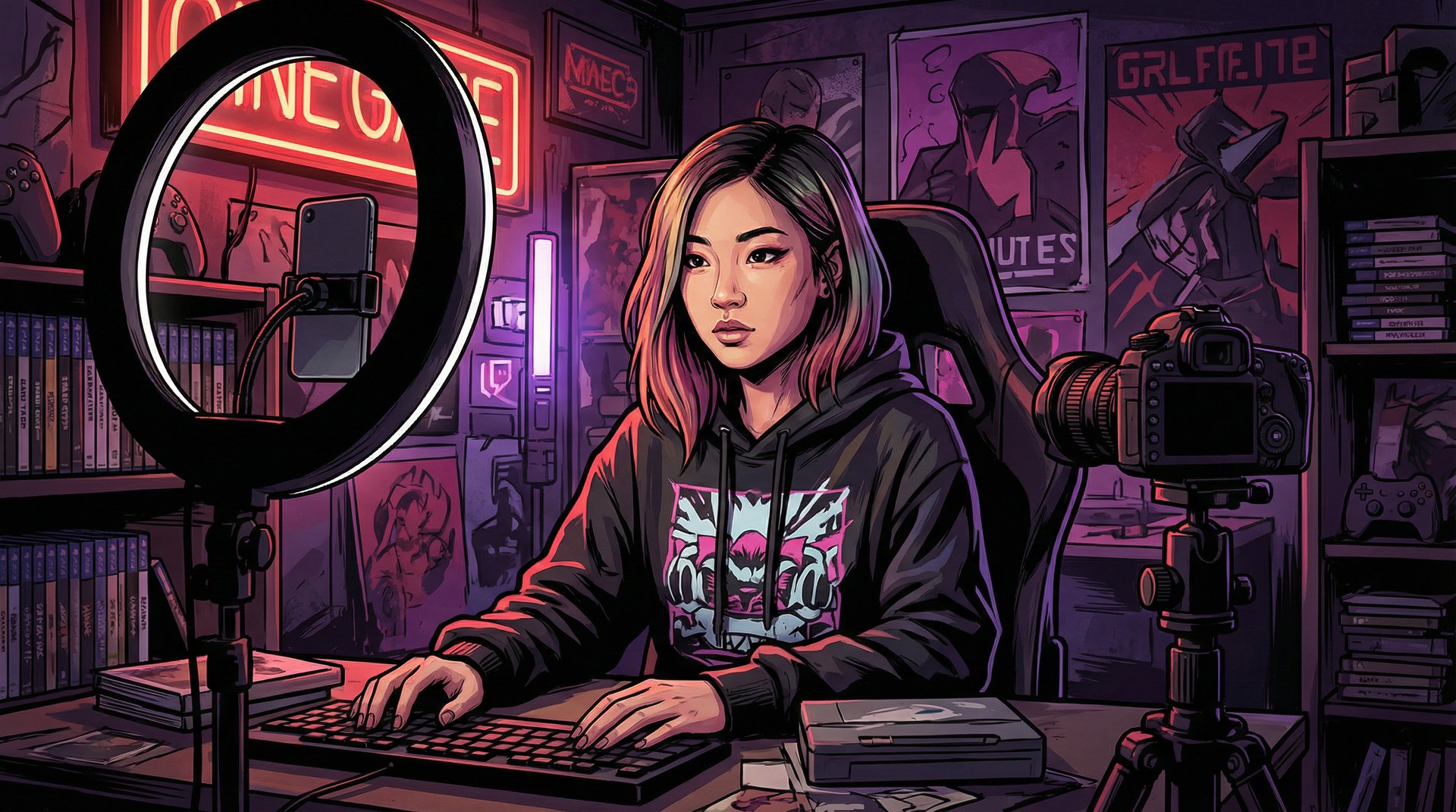 网红主播短视频